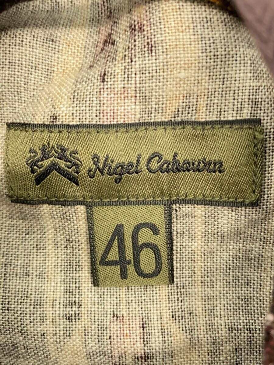 Nigel Cabourn Hoodie SMOCK LINEN NEL NATIVE PATTERN 46 Nigel Cabourn Hoodie SMOCK LINEN NEL NATIVE PATTERN 46