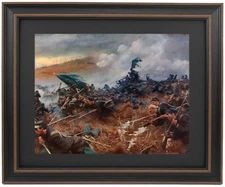 Framed Battle of Nashville by Howard Pyle. Standard or Poster Size.