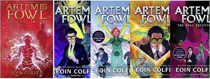 ARTEMIS FOWL Fantasy Series by Eoin Colfer PAPERBACK Books 1-5 UPDATED  COVERS!