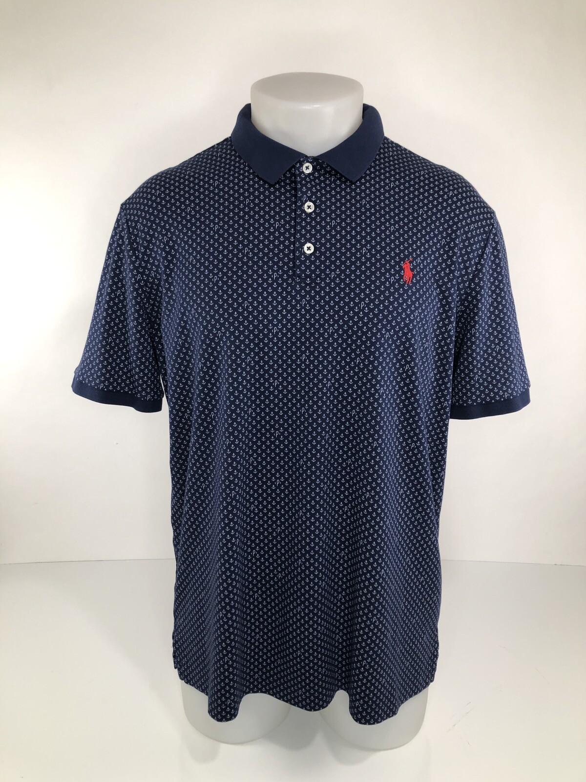 POLO RALPH LAUREN Camicia Lg Pony Ricamata ANCHORS ALL OVER NAUTICA ECC.