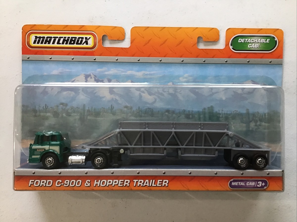 マッチボックス/'99 Fordフォード Fシリーズ 1/24 Campbell Matchbox Super Convoy Ford C-900 With Hopper Trailer | eBay