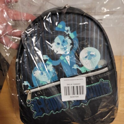 Loungefly Disney Haunted Mansion Hitchhiking Ghosts Mini Backpack Happy Haunts LOUNGEFLY DISNEY THE HAUNTED MANSION HITCHHIKING GHOSTS MINI  main image 3