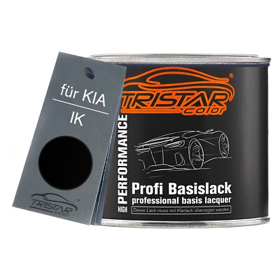 Autolack Dose spritzfertig für KIA IK Black Perl Zilinaschwarz Metallic 0,5L