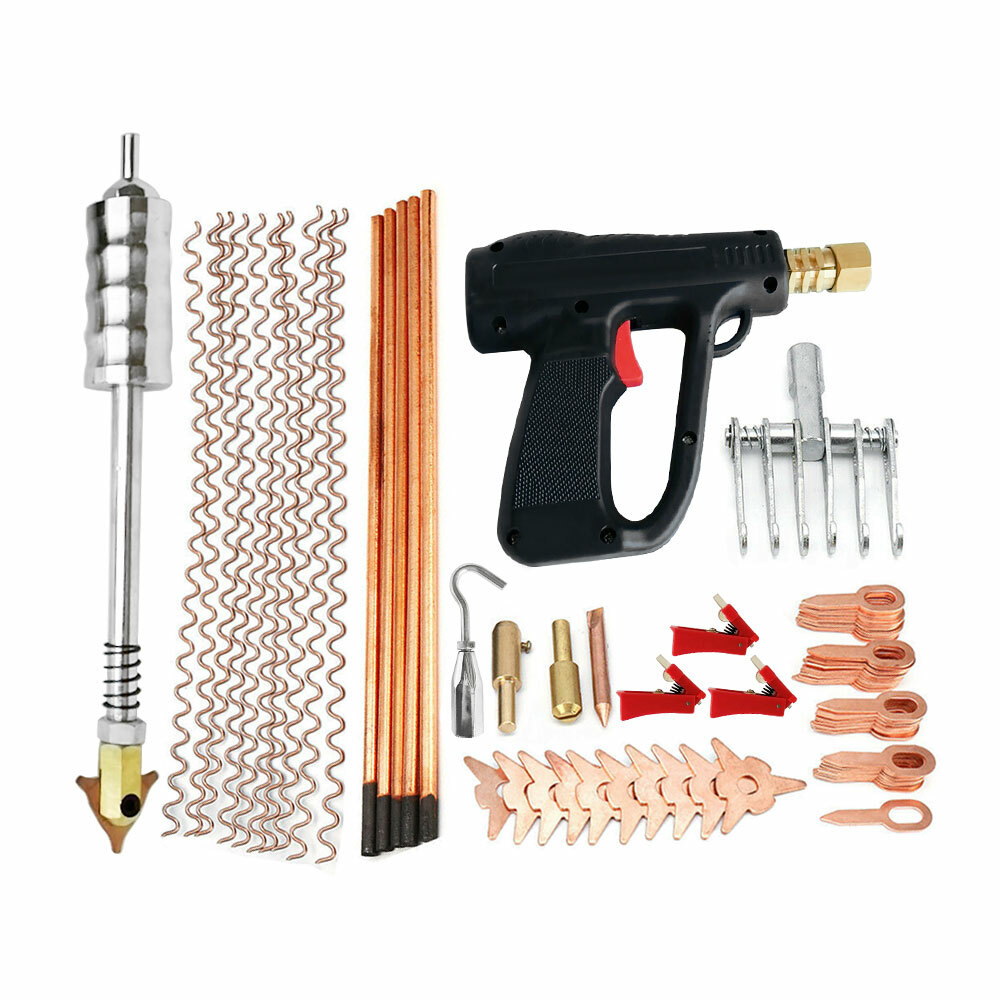86Pcs Dent Puller Welder Kit Car Body Spot Repair Device Stud