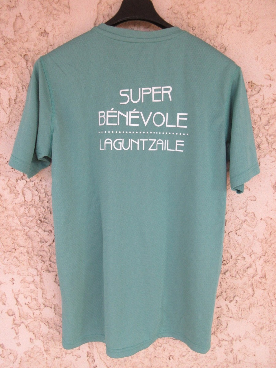Maillot De Running Vintage MARATHON INTERNATIONAL BIARRITZ PAYS BASQUE, Rouge, Taille L