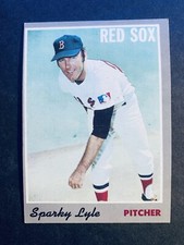 1970 Topps Baseball Sparky Lyle Boston Red Sox Card #116