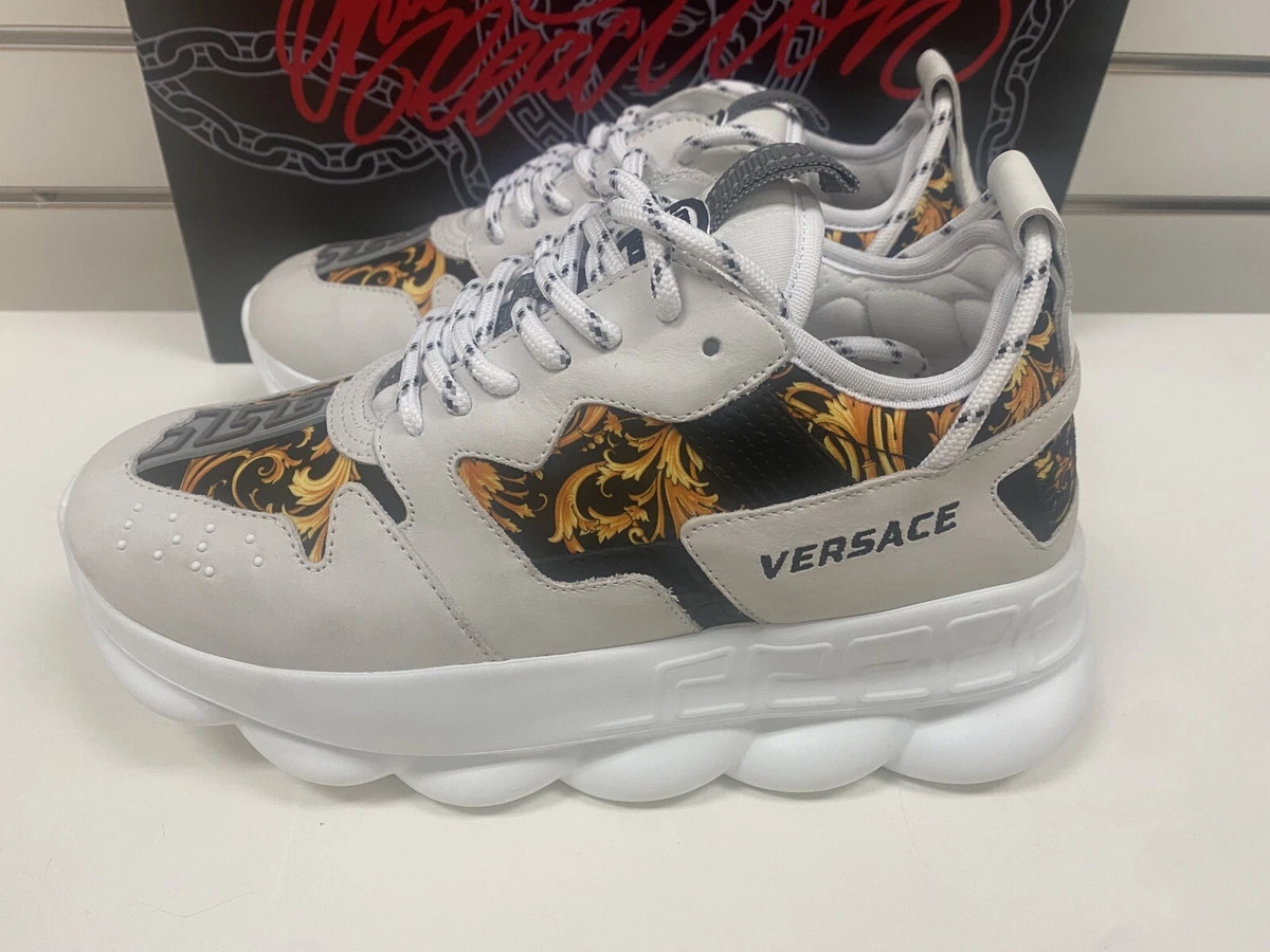 Versace Encrust the Chain Reaction with Bling Bottoms - Sneaker Freaker