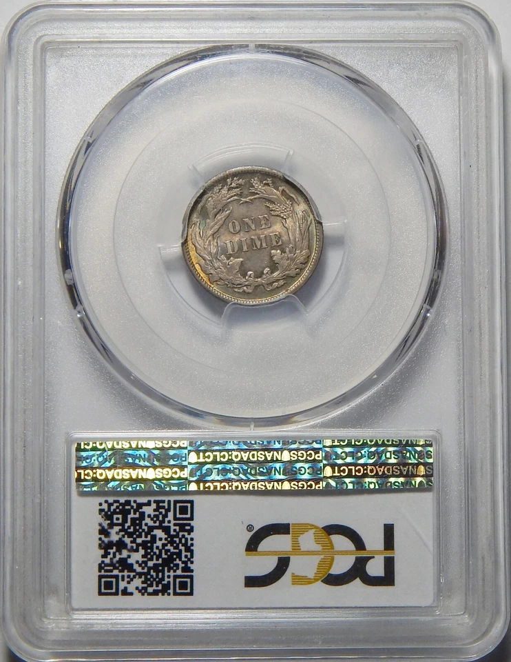 1890 PCGS/CAC MS64 SEATED LIBERTY DIME - Image 4 of 4