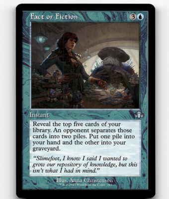 MTG Fact or Fiction (Retro Frame) Regular Dominaria Remastered Uncommon