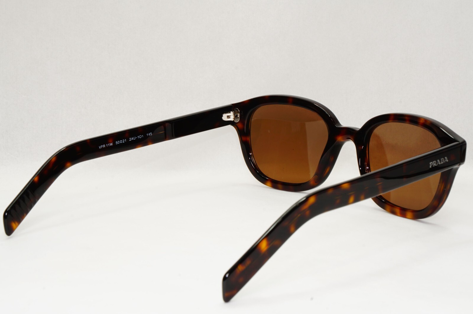 Prada Sunglasses Brown Tortoiseshell Thick Rims P… - image 10