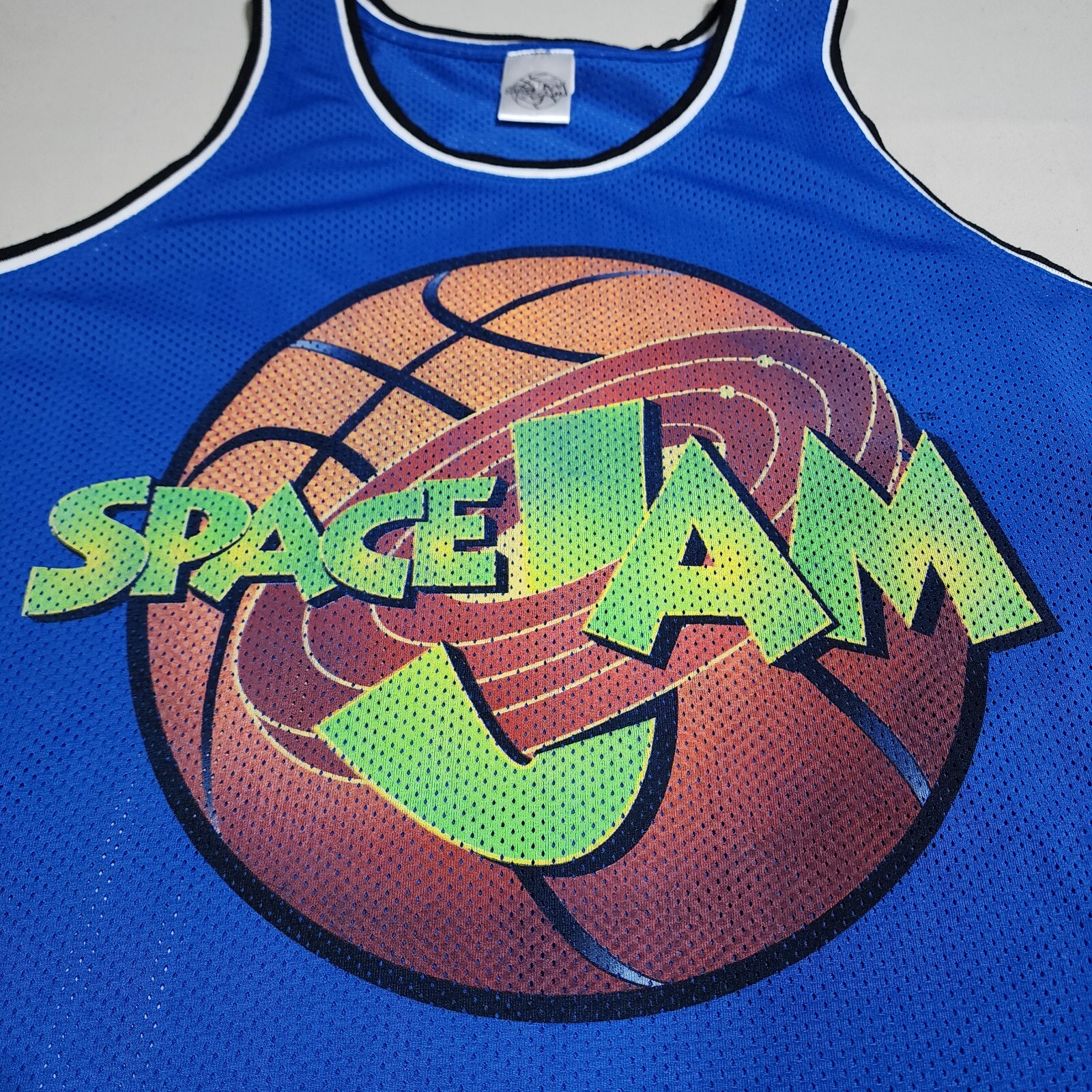 VTG 90’s Space Jam Looney Tunes Mesh Basketball Jerse… - Gem