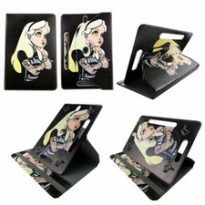 Housse Etui Tablette Polaroid - 10.1 Pouces - Motif Alice Tattoo 