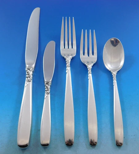 Starfire by Lunt Sterling Silver Flatware Set for 8 Service 44 pieces