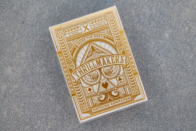 Resort World Manila Bicycle Playing Thrillmakers Cards (White Edition)