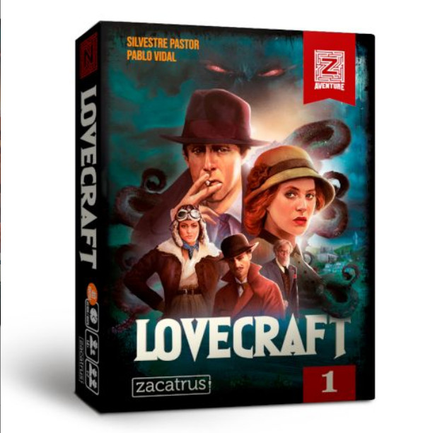 Aventure Z : Vol.1 Lovecraft Zacatrus jeu de plateau enquête