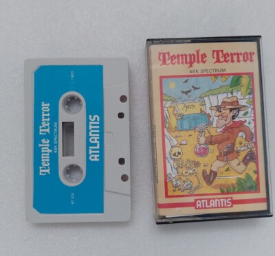 Sinclair Spectrum Vintage Computerspiel - 48K - Temple Terror - selten 1985 Sku34