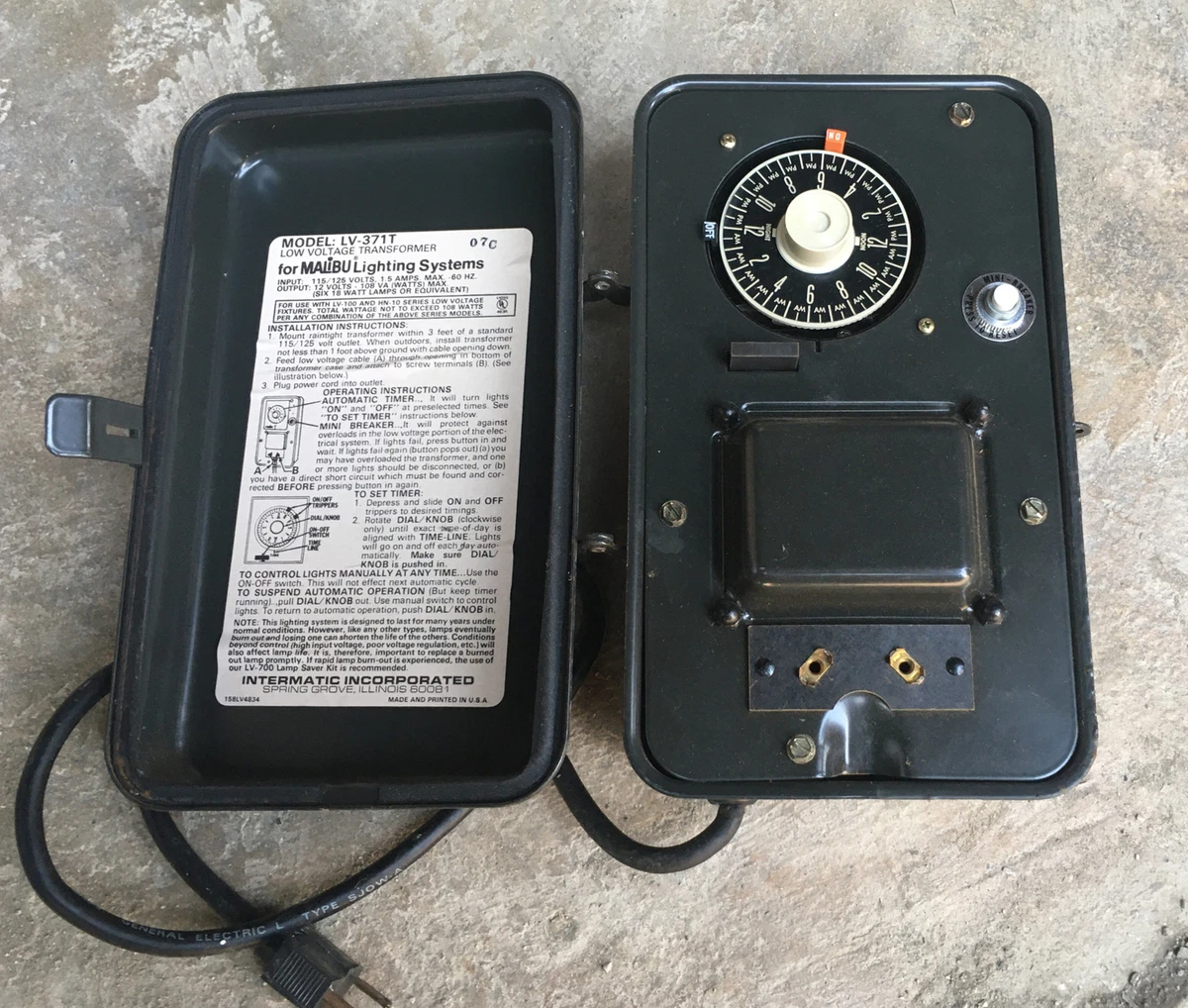 Intermatic Low Voltage Lighting Transformer Shelly Lighting