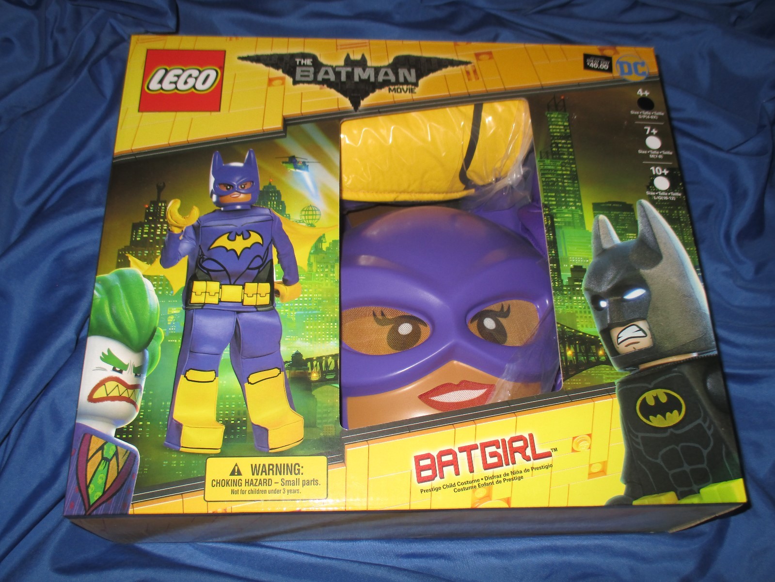 THE BATMAN MOVIE Lego Batgirl Halloween Costume Size M 7-8 by