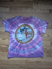 Vintage Grateful Dead T-Shirt 1977 Ed Donahue Batik Tie-dye Deadhead Folk Art