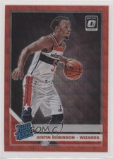 2019 Panini Donruss Optic Rated Rookie Tmall Red Wave Prizm Justin Robinson 0y59