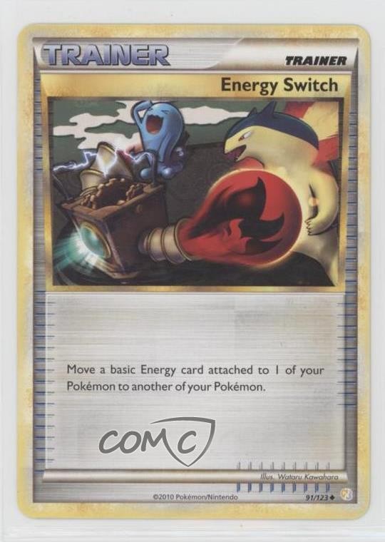 Energy Switch Pokémon HeartGold & SoulSilver #91 2010