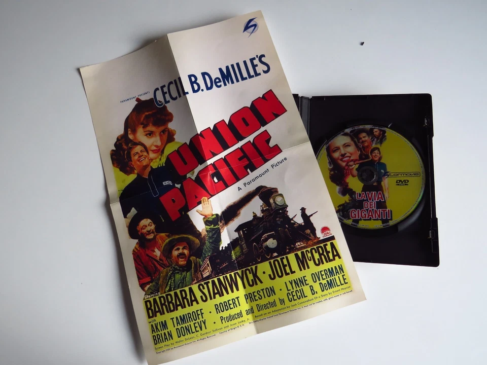 La via dei giganti - DVD Film Western 1939 completo di copia  Locandina del Film - Immagine 3 di 3