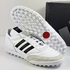 Adidas Mundial Team Leather Mens Turf Soccer Shoes White ID4053  Multiple Sizes