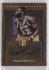 2015-16 Panini Gold Standard Golden Graphs 5/75 Cazzie Russell #GG-CR Auto 0n8h