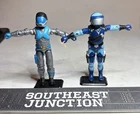 Vintage GI Joe Lot Lampreys 1985 & Motor Viper 3.75" Action Figures Hasbro ARAH