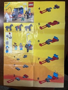Lego Castle Dungeon Hunters (6042) Instruction Booklet Only