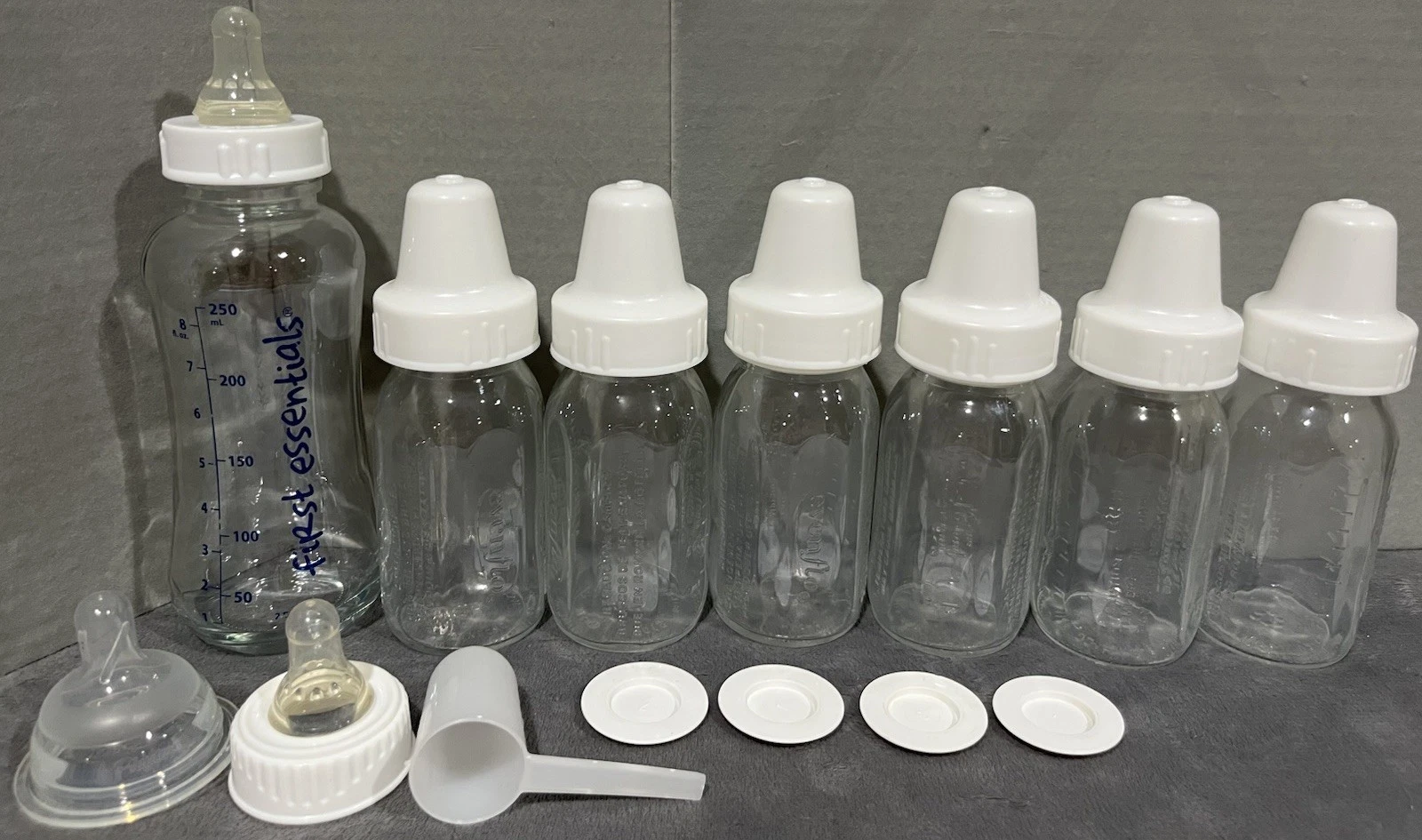 Evenflo Special Edition System Baby Feeding Glass Bottles First Essentials Extra