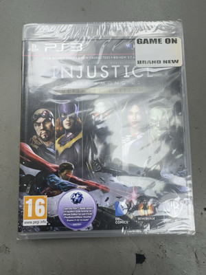 Injustice Gods Among US Ultimate Edition PlayStation PS3, Neu Sealed