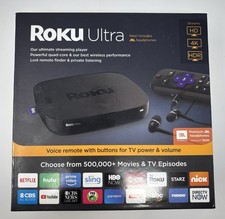 Roku 4661R Ultra Streaming Media Player 4K HD HDR with Headphones - Black G 