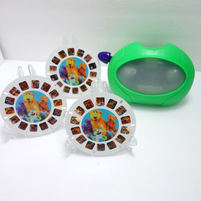 View Master Viewer 3D Reels Bear in the Big Blue House Jim Henson Lot Set 4pc