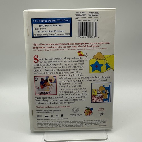 Discover Spot (DVD, 2004) Disney - Picture 2 of 4