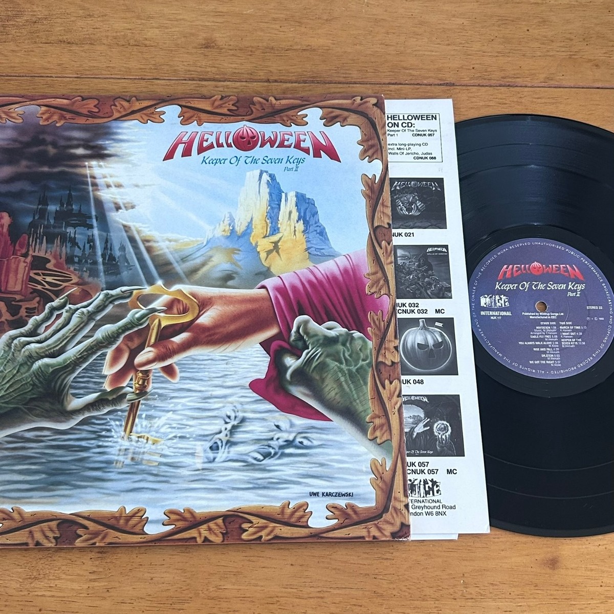 Helloween – Keeper Of The Seven Keys Part II LP 1988 Gatefold EEC