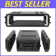 Protective 2U Rack Case with Microphone Compartments