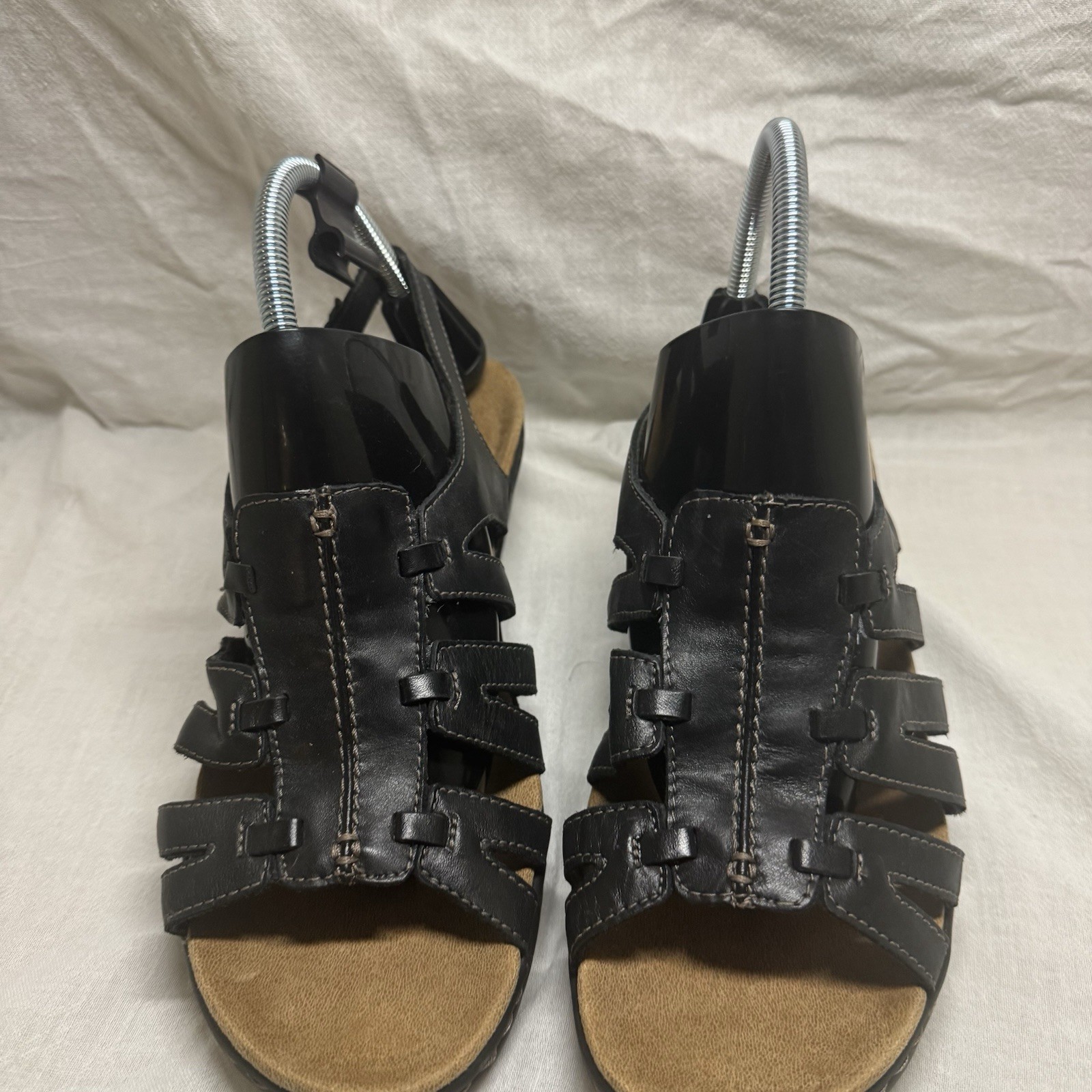 APL Sandali Clarks donna 9 5 XW Lexi calendula slingback blu punta aperta tacco a blocco