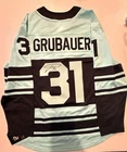 2025 NHL FANATICS UNDER WRAPS SIGNED JERSEY PHILIPP GRUBAUER SEATTLE KRAKEN