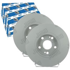 2X JURID BREMSSCHEIBEN VORNE 280mm BELÜFTET PASSEND FÜR RENAULT ESPACE KANGOO