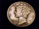 1926-D  Mercury Dime,  Very Good  Grade