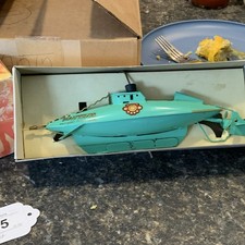 Sutcliffe Pressings Ltd Vintage Wind-up Submarine Toy 20,000 Leagues