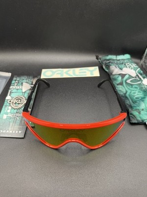 Oakley Heritage Eyeshade Red w/Fire Iridium Lenses OO9139-05 | eBay