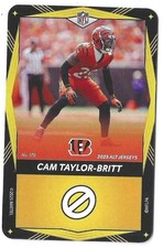 Cam Taylor-Britt 2025 UNO Elite Alt Jerseys Edition - Yellow #170 Bengals