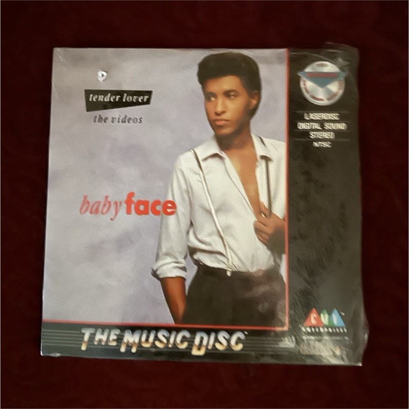Babyface Tender Lover: The Videos LaserDisc (1989) R&B Soul Music English