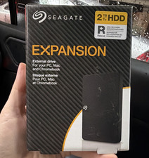 Seagate Expansion 2TB USB-Powered External HDD Black w/ Data Recovery, PC/Mac