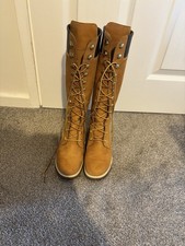 Ladies Knee High Nubuck Timberland Boots