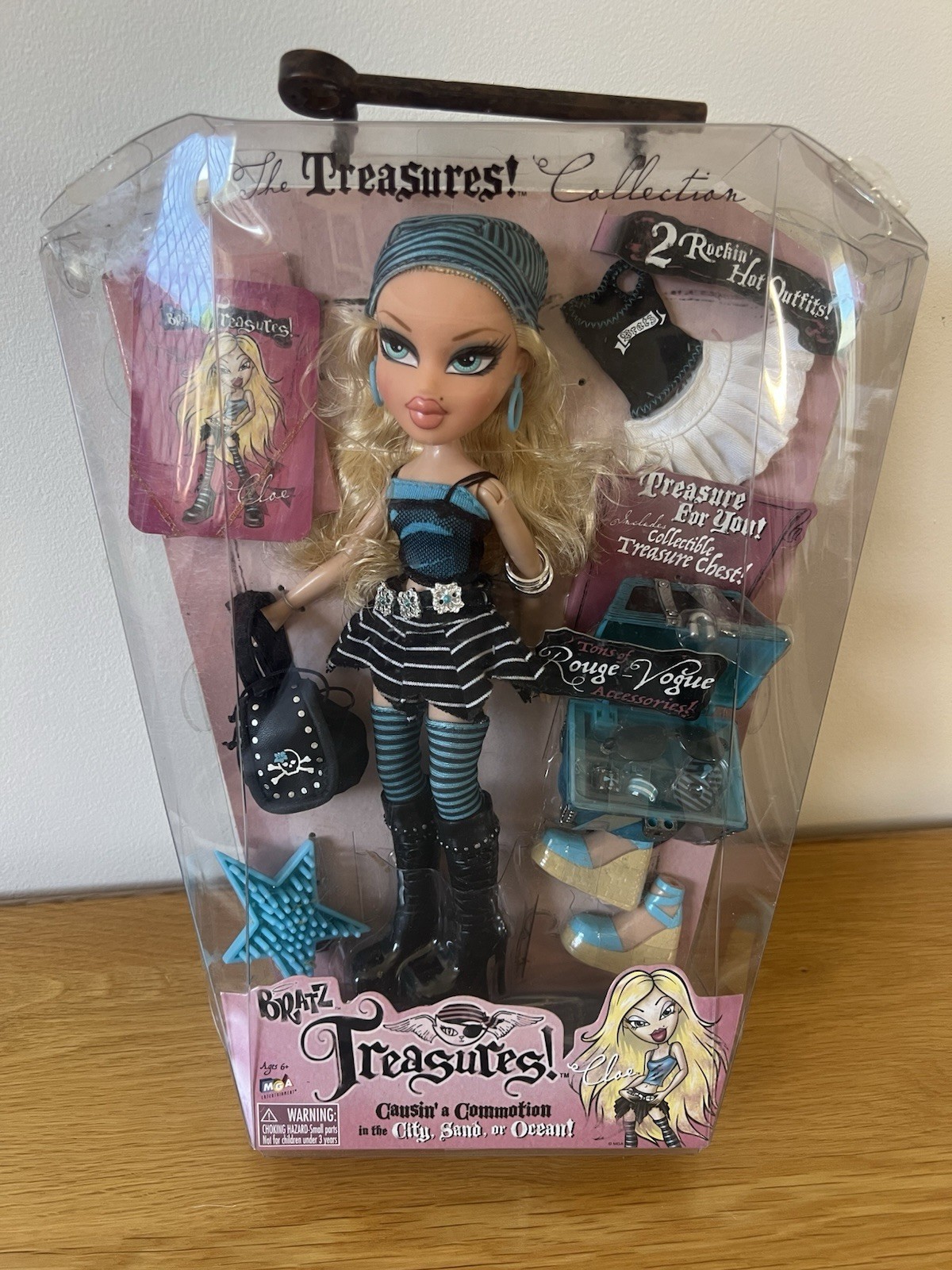 RARE Bratz Treasures Cloe Doll 2005 First Edition NRFB New In Box 1st V1 Pirate