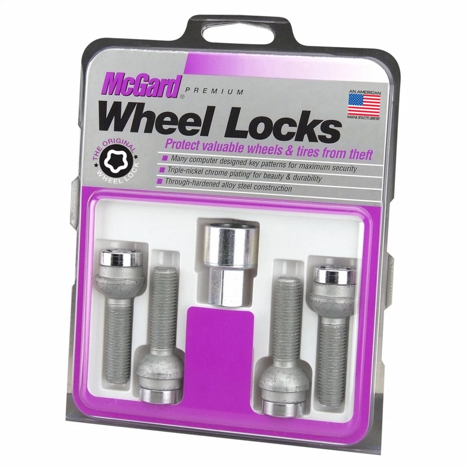 McGard Wheel Lock Bolt Set For Volkswagen Jetta 1990-2019 | 4 Pack | Radius Seat - Image 3 of 4