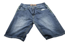 Y2K Southpole Premium Baggy Denim Shorts Men s 38 Blue Skater Bermuda